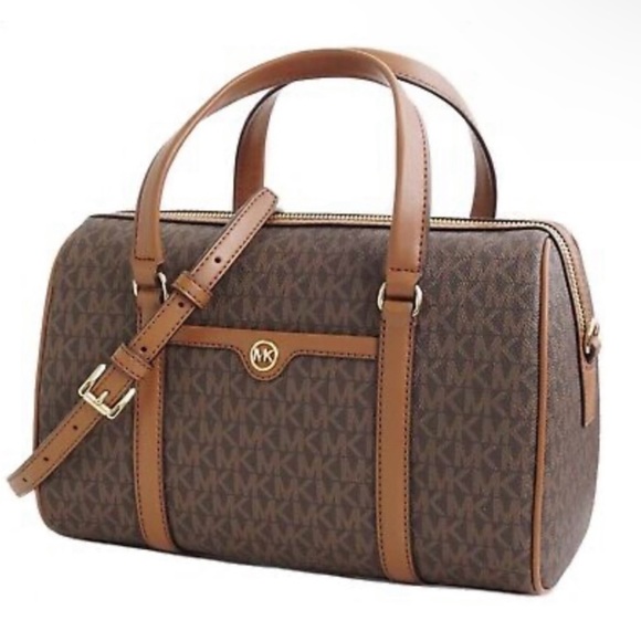 Michael Kors Brown Medium Duffle Satchel - Picture 6 of 7